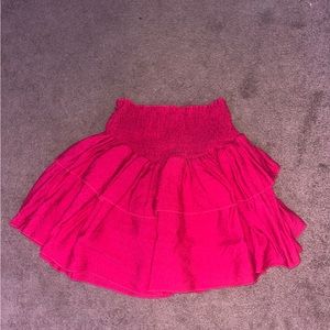Pink skirt